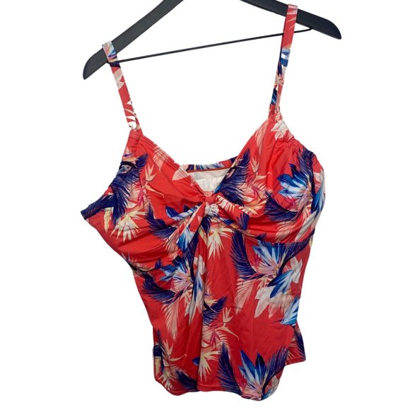 Swimsuits For All Other - Swimsuits for All Floral Underwire Tankini Top